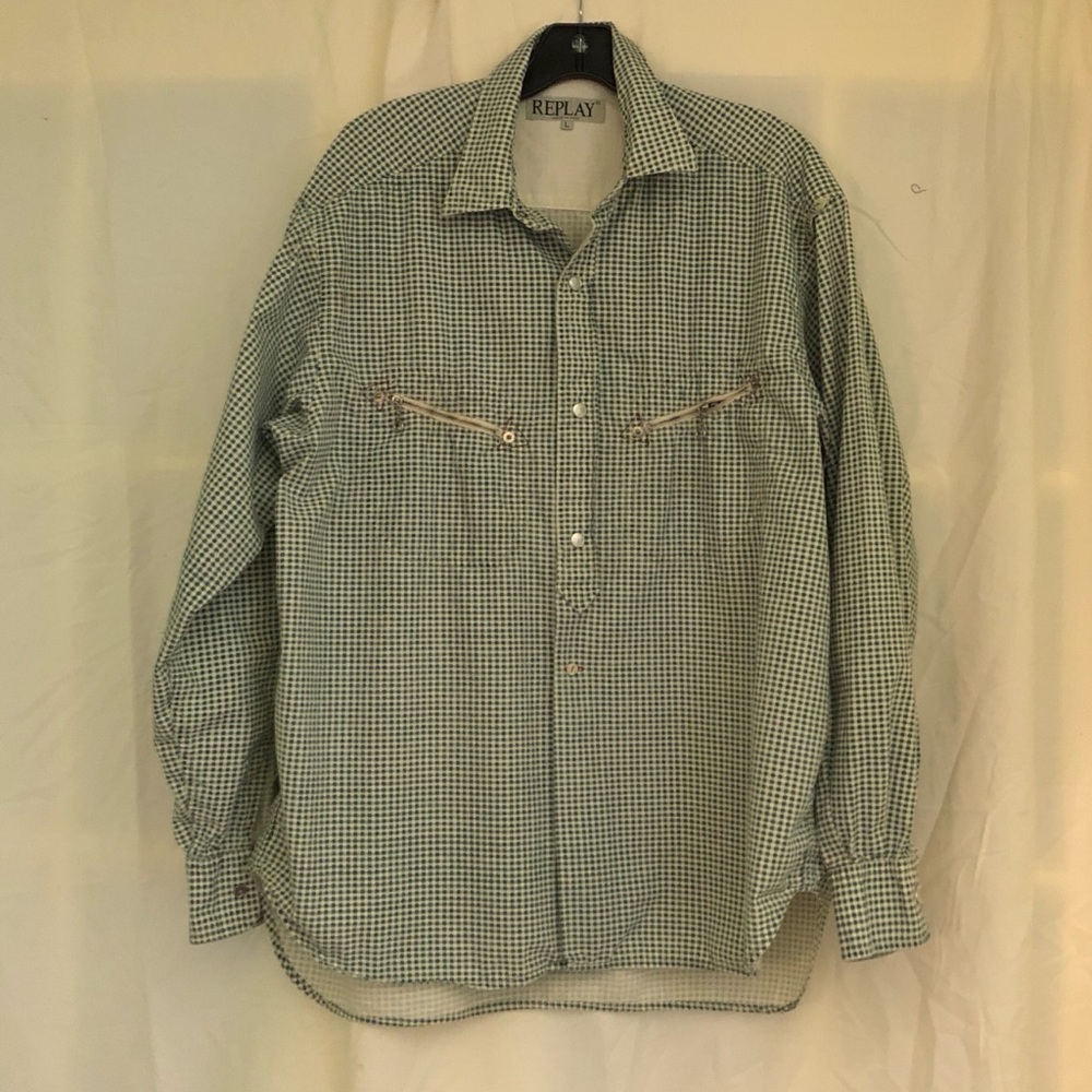 Vintage 80’s Replay Western style snap front shirt